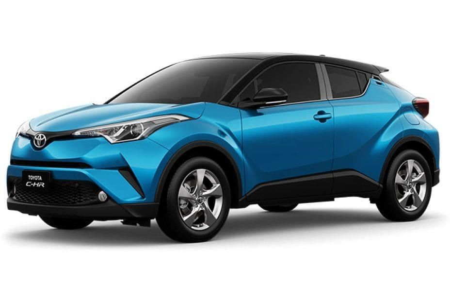 Toyota CHR Blue Metallic With Sporty Black Roof