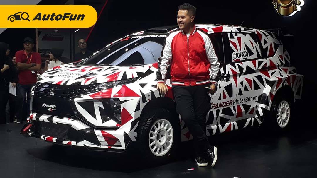 Rifat Sungkar pereli sekaligus brand ambassador Mitsubishi Indonesia