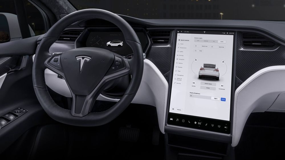 Tesla Model X 2019 Interior 002