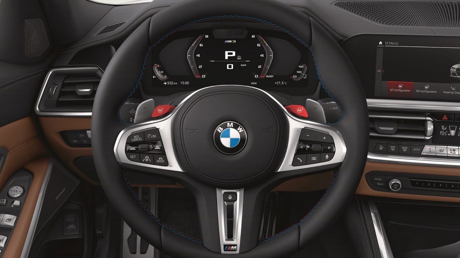 2021 BMW M3 Competition Interior 002