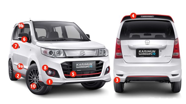 Melihat Perbedaan Suzuki Karimun Wagon R 50th Anniversary Edition