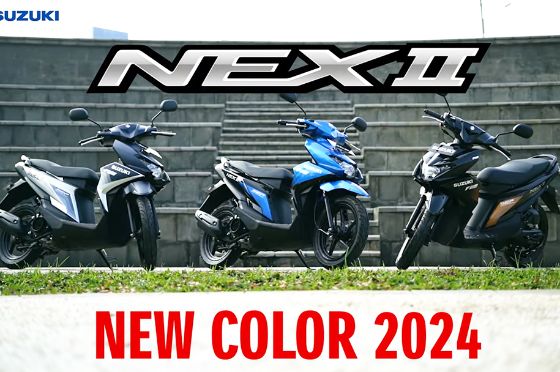 Suzuki Nex II 2024 Bersolek Dengan Warna Baru, Berapa Harganya Kini?