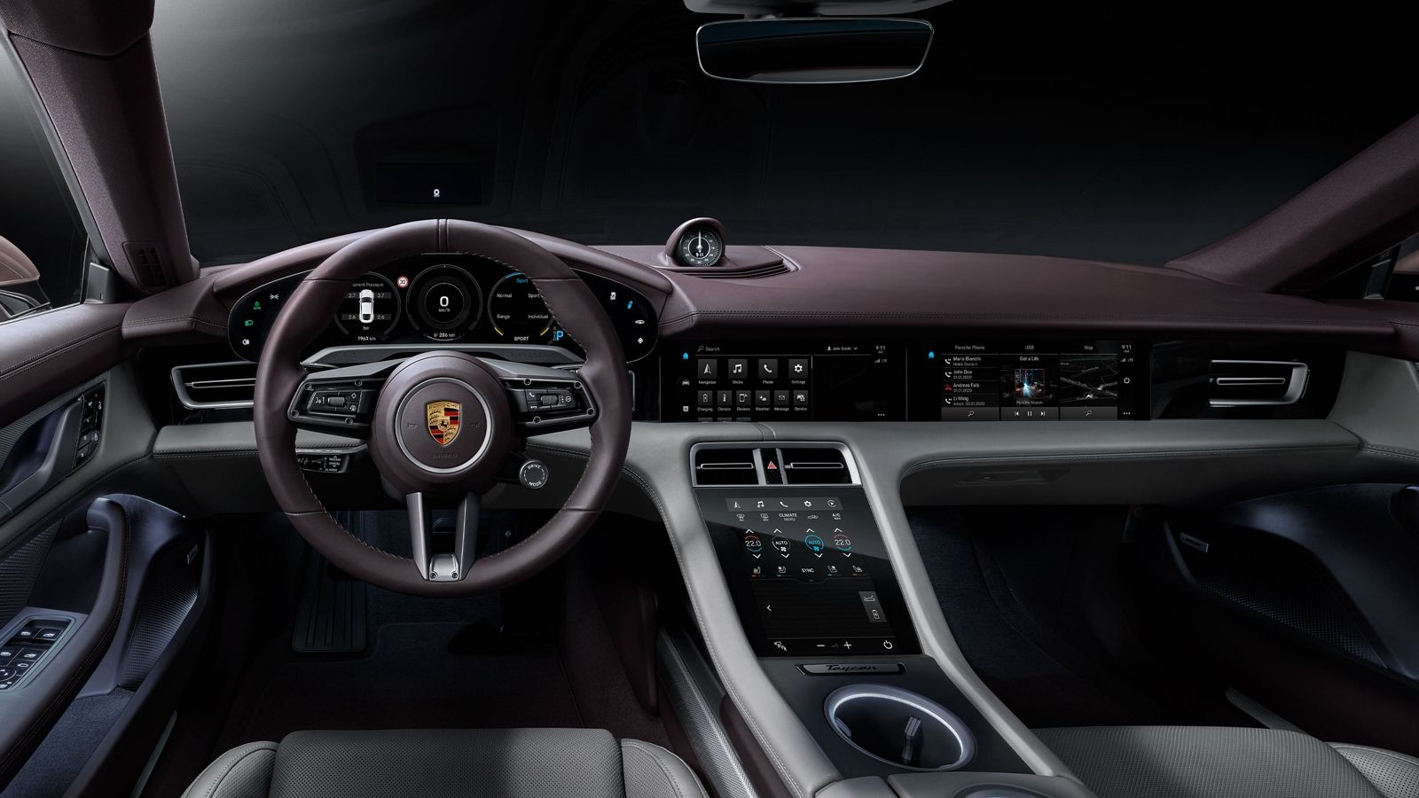 2021 Porsche Taycan Interior 001