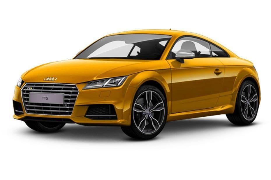 Audi TTS Coupe Yellow