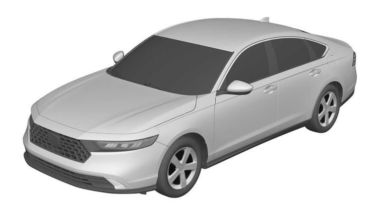 Desain Honda Accord 2023 Terkuak via Gambar Paten, Tampilannya Makin Agresif