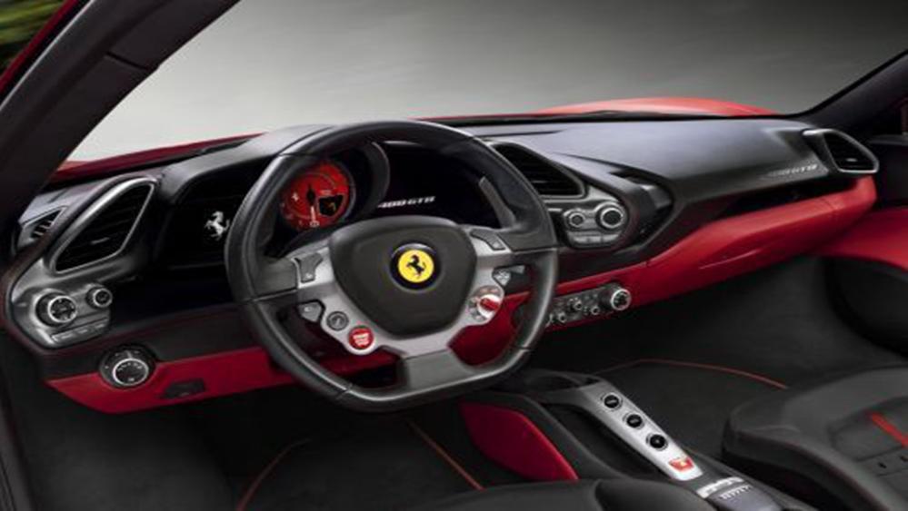 Ferrari 488 GTB 2019 Interior 001