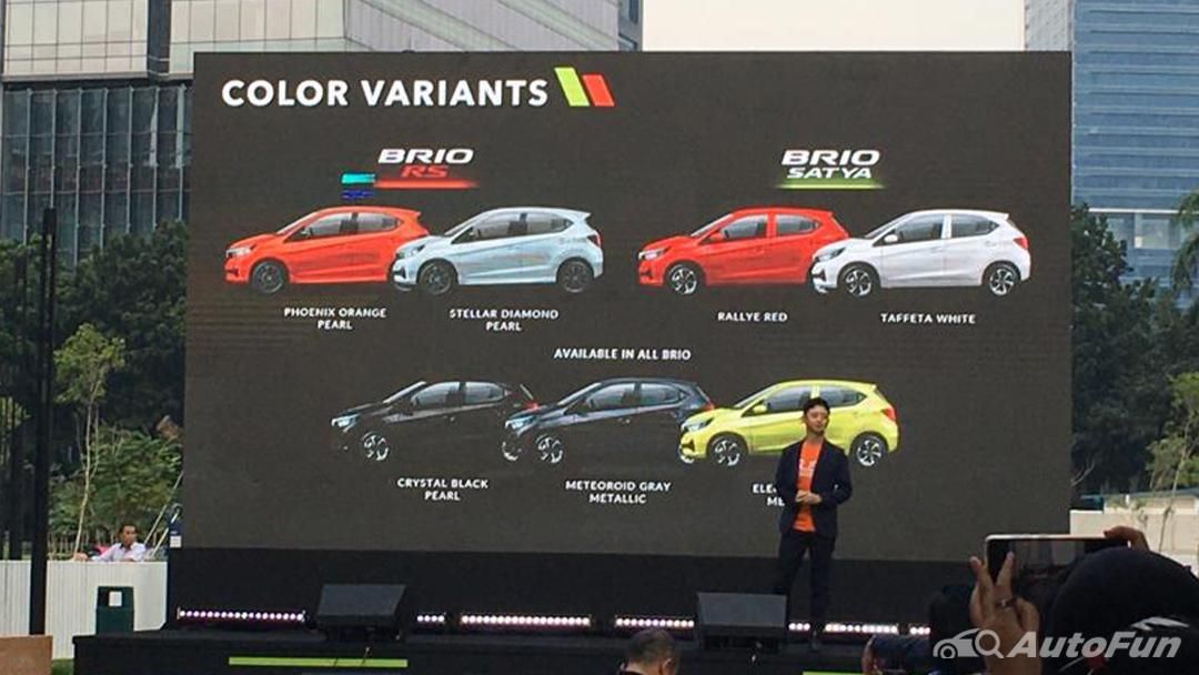 Pilihan warna Honda Brio Facelift