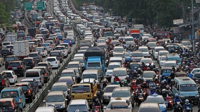 Kondisi kemacetan Jakarta