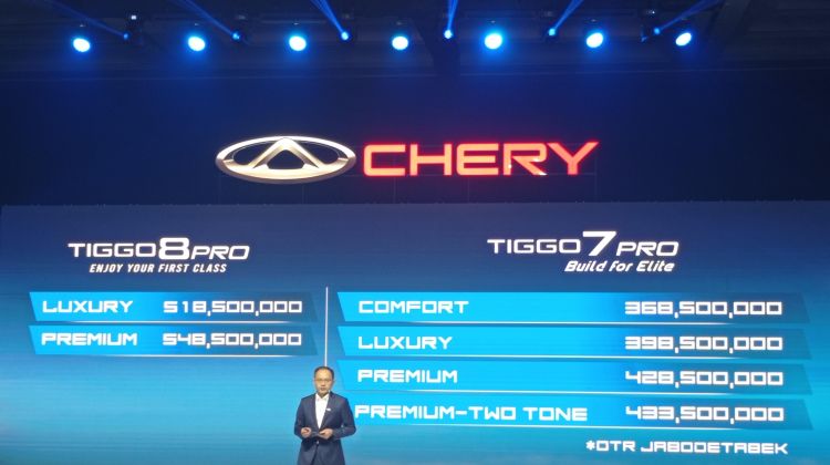 Akhirnya Chery Tiggo 8 Pro dan Tiggo 7 Pro Resmi Diluncurkan, Harganya Senggol HR-V sampai Fortuner