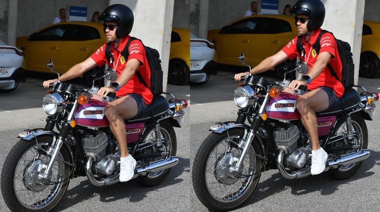 Gak Disangka, Mantan Juara F1 Sebastian Vettel Ternyata Penggemar Motor Suzuki