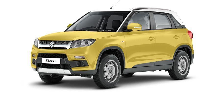Suzuki Vitara Brezza Yellow
